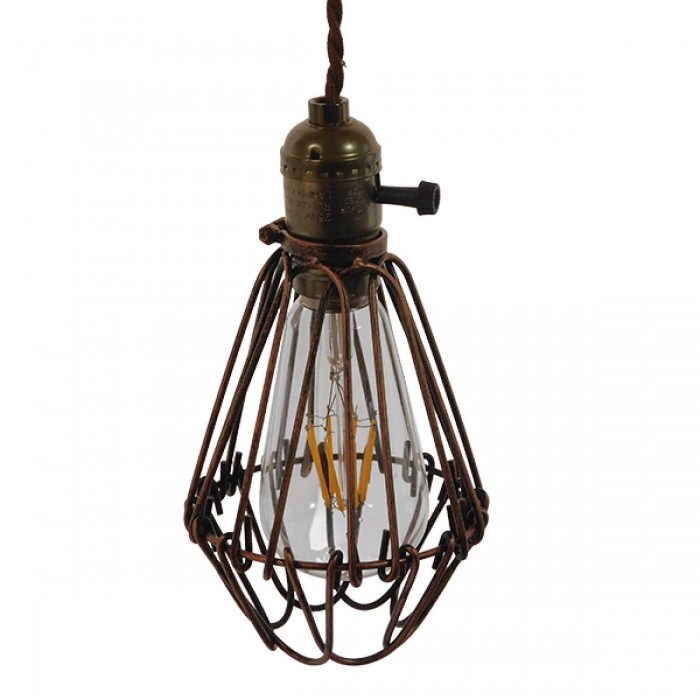 GloboStar® FLOWER IRON RUST 01180 Vintage Industrial Κρεμαστό Φωτιστικό Οροφής Μονόφωτο Καφέ Σκουριά Μεταλλικό Πλέγμα Φ10 x Y20cm GloboStar® FLOWER IRON RUST 01180 Vintage Industrial Κρεμαστό Φωτιστικό Οροφής Μονόφωτο Καφέ Σκουριά Μεταλλικό Πλέγμα Φ10 x Y20cm