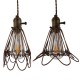 GloboStar® FLOWER IRON RUST 01180 Vintage Industrial Κρεμαστό Φωτιστικό Οροφής Μονόφωτο Καφέ Σκουριά Μεταλλικό Πλέγμα Φ10 x Y20cm GloboStar® FLOWER IRON RUST 01180 Vintage Industrial Κρεμαστό Φωτιστικό Οροφής Μονόφωτο Καφέ Σκουριά Μεταλλικό Πλέγμα Φ10 x Y20cm