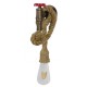 GloboStar® TROUVER 01183 Vintage Industrial Φωτιστικό Τοίχου Απλίκα Μονόφωτο Μπρούτζινο Σκουριά Μεταλλικό με Μπεζ Σχοινί Μ14.5 x Π3.3 x Υ16cm GloboStar® TROUVER 01183 Vintage Industrial Φωτιστικό Τοίχου Απλίκα Μονόφωτο Μπρούτζινο Σκουριά Μεταλλικό με Μπεζ Σχοινί Μ14.5 x Π3.3 x Υ16cm