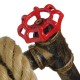 GloboStar® TROUVER 01183 Vintage Industrial Φωτιστικό Τοίχου Απλίκα Μονόφωτο Μπρούτζινο Σκουριά Μεταλλικό με Μπεζ Σχοινί Μ14.5 x Π3.3 x Υ16cm GloboStar® TROUVER 01183 Vintage Industrial Φωτιστικό Τοίχου Απλίκα Μονόφωτο Μπρούτζινο Σκουριά Μεταλλικό με Μπεζ Σχοινί Μ14.5 x Π3.3 x Υ16cm