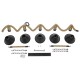 GloboStar® TYMEN 01190 Vintage Φωτιστικό Οροφής Πολύφωτο 5 x E27 Μαύρο Μεταλλικό Καμπάνα με Μπεζ Σχοινί Μ150 x Π22 x Υ23cm GloboStar® TYMEN 01190 Vintage Φωτιστικό Οροφής Πολύφωτο 5 x E27 Μαύρο Μεταλλικό Καμπάνα με Μπεζ Σχοινί Μ150 x Π22 x Υ23cm
