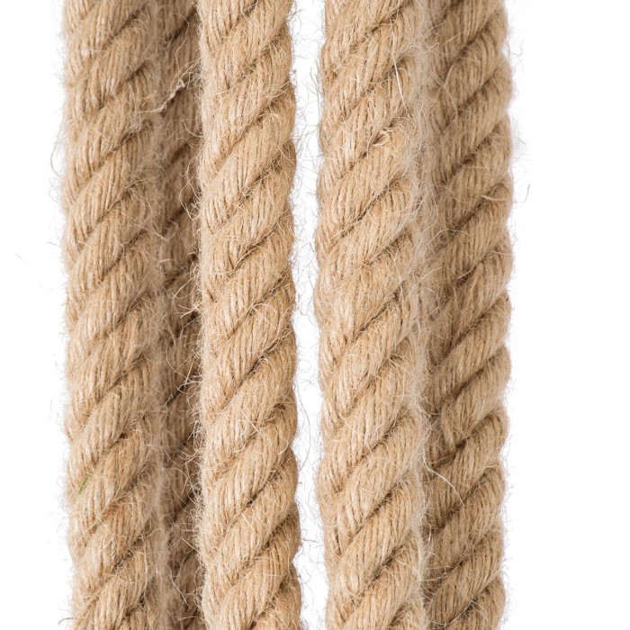 GloboStar® HELLET 01193 Vintage Industrial Κρεμαστό Φωτιστικό Οροφής Πολύφωτο 6 x E27 Μαύρο Μεταλλικό Πλέγμα με Μπεζ Σχοινί Φ72 x Y80cm GloboStar® HELLET 01193 Vintage Industrial Κρεμαστό Φωτιστικό Οροφής Πολύφωτο 6 x E27 Μαύρο Μεταλλικό Πλέγμα με Μπεζ Σχοινί Φ72 x Y80cm