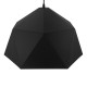 GloboStar® HEXAGON 01195 Μοντέρνο Κρεμαστό Φωτιστικό Οροφής Μονόφωτο Μαύρο - Χρυσό Μεταλλικό Καμπάνα Φ46 x Y25cm