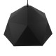 GloboStar® HEXAGON 01195 Μοντέρνο Κρεμαστό Φωτιστικό Οροφής Μονόφωτο Μαύρο - Χρυσό Μεταλλικό Καμπάνα Φ46 x Y25cm