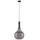 GloboStar® BERNA 01198 Μοντέρνο Κρεμαστό Φωτιστικό Οροφής Μονόφωτο Μαύρο Μεταλλικό Πλέγμα με Υφασμάτινο Εσωτερικό Καπέλο Φ30 x Y50cm GloboStar® BERNA 01198 Μοντέρνο Κρεμαστό Φωτιστικό Οροφής Μονόφωτο Μαύρο Μεταλλικό Πλέγμα με Υφασμάτινο Εσωτερικό Καπέλο Φ30 x Y50cm