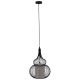 GloboStar® PANYA 01199 Μοντέρνο Κρεμαστό Φωτιστικό Οροφής Μονόφωτο Μαύρο Μεταλικό Πλέγμα με Υφασμάτινο Εσωτερικό Καπέλο Φ31 x Y42cm GloboStar® PANYA 01199 Μοντέρνο Κρεμαστό Φωτιστικό Οροφής Μονόφωτο Μαύρο Μεταλικό Πλέγμα με Υφασμάτινο Εσωτερικό Καπέλο Φ31 x Y42cm