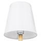 GloboStar® NAPHIE 01208 Κλασικό Επιτραπέζιο Φωτιστικό Πορτατίφ Μονόφωτο 1 x E27 Ξύλινο με Λευκό Καπέλο Φ21 x Υ42cm GloboStar® NAPHIE 01208 Κλασικό Επιτραπέζιο Φωτιστικό Πορτατίφ Μονόφωτο 1 x E27 Ξύλινο με Λευκό Καπέλο Φ21 x Υ42cm