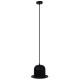 GloboStar® CHARLO 01214 Vintage Κρεμαστό Φωτιστικό Οροφής Μονόφωτο 1 x E27 Μαύρο Μεταλλικό Καμπάνα Φ26 x Y17cm GloboStar® CHARLO 01214 Vintage Κρεμαστό Φωτιστικό Οροφής Μονόφωτο 1 x E27 Μαύρο Μεταλλικό Καμπάνα Φ26 x Y17cm