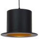 GloboStar® SHERLOCK 01215 Vintage Κρεμαστό Φωτιστικό Οροφής Μονόφωτο 1 x E27 Μαύρο Μεταλλικό Καμπάνα Φ26 x Y18cm