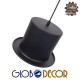 GloboStar® SHERLOCK 01215 Vintage Κρεμαστό Φωτιστικό Οροφής Μονόφωτο 1 x E27 Μαύρο Μεταλλικό Καμπάνα Φ26 x Y18cm