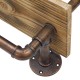 GloboStar® ENIMAS 01217 Vintage Industrial Φωτιστικό Τοίχου Απλίκα Δίφωτο Μπρούτζινο Μεταλλικό με Ξύλινα Ράφια Μ65 x Π23 x Υ76cm GloboStar® ENIMAS 01217 Vintage Industrial Φωτιστικό Τοίχου Απλίκα Δίφωτο Μπρούτζινο Μεταλλικό με Ξύλινα Ράφια Μ65 x Π23 x Υ76cm