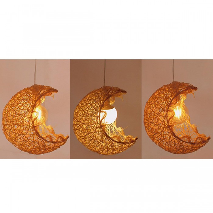 GloboStar® CRESCENT 01222 Vintage Κρεμαστό Φωτιστικό Οροφής Μονόφωτο 1 x E27 Μπεζ Ξύλινο Ψάθινο Rattan Μ20 x Π20 x Υ35cm GloboStar® CRESCENT 01222 Vintage Κρεμαστό Φωτιστικό Οροφής Μονόφωτο 1 x E27 Μπεζ Ξύλινο Ψάθινο Rattan Μ20 x Π20 x Υ35cm