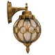 GloboStar® ETOILE 01227 Vintage Industrial Φωτιστικό Τοίχου Απλίκα Μονόφωτο Μπρονζέ Χρυσό Μεταλλικό Πλέγμα με Μελί Γυαλί Φ18 x Υ27cm GloboStar® ETOILE 01227 Vintage Industrial Φωτιστικό Τοίχου Απλίκα Μονόφωτο Μπρονζέ Χρυσό Μεταλλικό Πλέγμα με Μελί Γυαλί Φ18 x Υ27cm