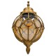 GloboStar® ETOILE 01227 Vintage Industrial Φωτιστικό Τοίχου Απλίκα Μονόφωτο Μπρονζέ Χρυσό Μεταλλικό Πλέγμα με Μελί Γυαλί Φ18 x Υ27cm GloboStar® ETOILE 01227 Vintage Industrial Φωτιστικό Τοίχου Απλίκα Μονόφωτο Μπρονζέ Χρυσό Μεταλλικό Πλέγμα με Μελί Γυαλί Φ18 x Υ27cm