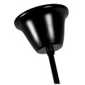 GloboStar® HAMTINE 01229 Vintage Κρεμαστό Φωτιστικό Οροφής Πολύφωτο 6 x E27 Μαύρο Μεταλλικό με Μπεζ Σχοινί Φ40 x Y92cm