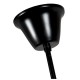 GloboStar® HAMTINE 01229 Vintage Κρεμαστό Φωτιστικό Οροφής Πολύφωτο 6 x E27 Μαύρο Μεταλλικό με Μπεζ Σχοινί Φ40 x Y92cm