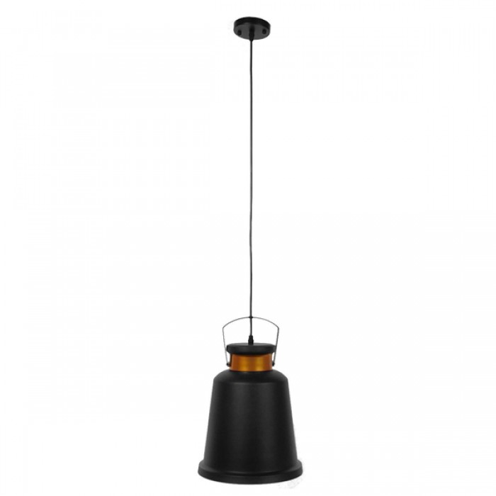 GloboStar® NUNZIATA 01236 Vintage Industrial Κρεμαστό Φωτιστικό Οροφής Μονόφωτο Μαύρο Μεταλλικό Καμπάνα Φ27 x Y39cm GloboStar® NUNZIATA 01236 Vintage Industrial Κρεμαστό Φωτιστικό Οροφής Μονόφωτο Μαύρο Μεταλλικό Καμπάνα Φ27 x Y39cm