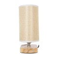 GloboStar® CHIARA 01241 Κλασικό Επιτραπέζιο Φωτιστικό Πορτατίφ Μονόφωτο 1 x E27 Ξύλινο με Μπέζ Καπέλο Μ25 x Π12 x Υ26cm GloboStar® CHIARA 01241 Κλασικό Επιτραπέζιο Φωτιστικό Πορτατίφ Μονόφωτο 1 x E27 Ξύλινο με Μπέζ Καπέλο Μ25 x Π12 x Υ26cm