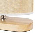GloboStar® CHIARA 01241 Κλασικό Επιτραπέζιο Φωτιστικό Πορτατίφ Μονόφωτο 1 x E27 Ξύλινο με Μπέζ Καπέλο Μ25 x Π12 x Υ26cm GloboStar® CHIARA 01241 Κλασικό Επιτραπέζιο Φωτιστικό Πορτατίφ Μονόφωτο 1 x E27 Ξύλινο με Μπέζ Καπέλο Μ25 x Π12 x Υ26cm