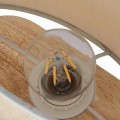 GloboStar® CHIARA 01241 Κλασικό Επιτραπέζιο Φωτιστικό Πορτατίφ Μονόφωτο 1 x E27 Ξύλινο με Μπέζ Καπέλο Μ25 x Π12 x Υ26cm GloboStar® CHIARA 01241 Κλασικό Επιτραπέζιο Φωτιστικό Πορτατίφ Μονόφωτο 1 x E27 Ξύλινο με Μπέζ Καπέλο Μ25 x Π12 x Υ26cm