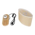 GloboStar® CHIARA 01241 Κλασικό Επιτραπέζιο Φωτιστικό Πορτατίφ Μονόφωτο 1 x E27 Ξύλινο με Μπέζ Καπέλο Μ25 x Π12 x Υ26cm GloboStar® CHIARA 01241 Κλασικό Επιτραπέζιο Φωτιστικό Πορτατίφ Μονόφωτο 1 x E27 Ξύλινο με Μπέζ Καπέλο Μ25 x Π12 x Υ26cm
