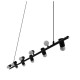 GloboStar® ALFREDA 01242 Μοντέρνο Κρεμαστό Φωτιστικό Οροφής Πολύφωτο Μαύρο Μεταλλικό Ράγα Μ140 x Π18 x Υ100cm GloboStar® ALFREDA 01242 Μοντέρνο Κρεμαστό Φωτιστικό Οροφής Πολύφωτο Μαύρο Μεταλλικό Ράγα Μ140 x Π18 x Υ100cm