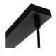 GloboStar® ALFREDA 01242 Μοντέρνο Κρεμαστό Φωτιστικό Οροφής Πολύφωτο Μαύρο Μεταλλικό Ράγα Μ140 x Π18 x Υ100cm GloboStar® ALFREDA 01242 Μοντέρνο Κρεμαστό Φωτιστικό Οροφής Πολύφωτο Μαύρο Μεταλλικό Ράγα Μ140 x Π18 x Υ100cm