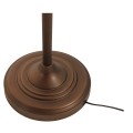 GloboStar® SILENE 01243 Vintage Φωτιστικό Δαπέδου Μονόφωτο 1 x E27 Χάλκινο Μεταλλικό Καμπάνα D30 x H194cm