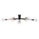 GloboStar® OLINDA 01244 Μοντέρνο Industrial Φωτιστικό Οροφής Πολύφωτο Μαύρο Μεταλλικό Φ95 x Y17cm GloboStar® OLINDA 01244 Μοντέρνο Industrial Φωτιστικό Οροφής Πολύφωτο Μαύρο Μεταλλικό Φ95 x Y17cm