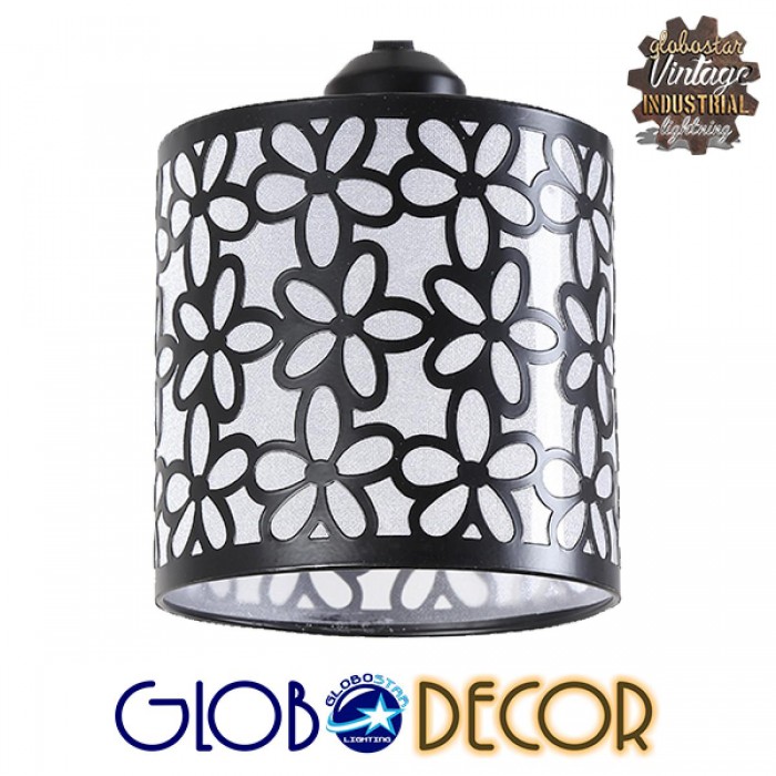 GloboStar® RAINELDA 01246 Μοντέρνο Κρεμαστό Φωτιστικό Οροφής Τρίφωτο 3 x E27 Μαύρο Μεταλλικό Πλέγμα με Λευκό Γυαλί Φ40 x Y19cm GloboStar® RAINELDA 01246 Μοντέρνο Κρεμαστό Φωτιστικό Οροφής Τρίφωτο 3 x E27 Μαύρο Μεταλλικό Πλέγμα με Λευκό Γυαλί Φ40 x Y19cm