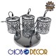 GloboStar® RAINELDA 01246 Μοντέρνο Κρεμαστό Φωτιστικό Οροφής Τρίφωτο 3 x E27 Μαύρο Μεταλλικό Πλέγμα με Λευκό Γυαλί Φ40 x Y19cm GloboStar® RAINELDA 01246 Μοντέρνο Κρεμαστό Φωτιστικό Οροφής Τρίφωτο 3 x E27 Μαύρο Μεταλλικό Πλέγμα με Λευκό Γυαλί Φ40 x Y19cm