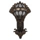 GloboStar® CORNELIA 01250 Vintage Φωτιστικό Τοίχου Απλίκα Μονόφωτο Καφέ Σκούρο Μεταλλικό Πλέγμα με Γυαλί Μ20 x Π32 x Υ55cm GloboStar® CORNELIA 01250 Vintage Φωτιστικό Τοίχου Απλίκα Μονόφωτο Καφέ Σκούρο Μεταλλικό Πλέγμα με Γυαλί Μ20 x Π32 x Υ55cm