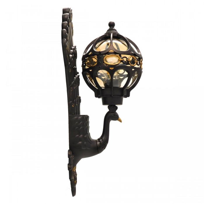 GloboStar® CORNELIA 01250 Vintage Φωτιστικό Τοίχου Απλίκα Μονόφωτο Καφέ Σκούρο Μεταλλικό Πλέγμα με Γυαλί Μ20 x Π32 x Υ55cm GloboStar® CORNELIA 01250 Vintage Φωτιστικό Τοίχου Απλίκα Μονόφωτο Καφέ Σκούρο Μεταλλικό Πλέγμα με Γυαλί Μ20 x Π32 x Υ55cm