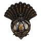 GloboStar® CORNELIA 01250 Vintage Φωτιστικό Τοίχου Απλίκα Μονόφωτο Καφέ Σκούρο Μεταλλικό Πλέγμα με Γυαλί Μ20 x Π32 x Υ55cm GloboStar® CORNELIA 01250 Vintage Φωτιστικό Τοίχου Απλίκα Μονόφωτο Καφέ Σκούρο Μεταλλικό Πλέγμα με Γυαλί Μ20 x Π32 x Υ55cm
