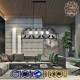 GloboStar® NEST 01255 Vintage Industrial Κρεμαστό Φωτιστικό Οροφής Πολύφωτο 4 x E27 Mαύρο Μεταλλικό Πλέγμα Μ105 x Π36.5 x Y37cm GloboStar® NEST 01255 Vintage Industrial Κρεμαστό Φωτιστικό Οροφής Πολύφωτο 4 x E27 Mαύρο Μεταλλικό Πλέγμα Μ105 x Π36.5 x Y37cm