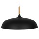GloboStar® VALLETE BLACK 01258 Μοντέρνο Κρεμαστό Φωτιστικό Οροφής Μονόφωτο 1 x E27 Μαύρο Μεταλλικό Καμπάνα Φ45 x Y27cm GloboStar® VALLETE BLACK 01258 Μοντέρνο Κρεμαστό Φωτιστικό Οροφής Μονόφωτο 1 x E27 Μαύρο Μεταλλικό Καμπάνα Φ45 x Y27cm