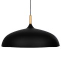 GloboStar® VALLETE BLACK 01259 Μοντέρνο Κρεμαστό Φωτιστικό Οροφής Μονόφωτο 1 x E27 Μαύρο Μεταλλικό Καμπάνα Φ60 x Y35cm GloboStar® VALLETE BLACK 01259 Μοντέρνο Κρεμαστό Φωτιστικό Οροφής Μονόφωτο 1 x E27 Μαύρο Μεταλλικό Καμπάνα Φ60 x Y35cm