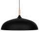 GloboStar® VALLETE BLACK 01259 Μοντέρνο Κρεμαστό Φωτιστικό Οροφής Μονόφωτο 1 x E27 Μαύρο Μεταλλικό Καμπάνα Φ60 x Y35cm GloboStar® VALLETE BLACK 01259 Μοντέρνο Κρεμαστό Φωτιστικό Οροφής Μονόφωτο 1 x E27 Μαύρο Μεταλλικό Καμπάνα Φ60 x Y35cm