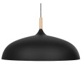 GloboStar® VALLETE BLACK 01259 Μοντέρνο Κρεμαστό Φωτιστικό Οροφής Μονόφωτο 1 x E27 Μαύρο Μεταλλικό Καμπάνα Φ60 x Y35cm GloboStar® VALLETE BLACK 01259 Μοντέρνο Κρεμαστό Φωτιστικό Οροφής Μονόφωτο 1 x E27 Μαύρο Μεταλλικό Καμπάνα Φ60 x Y35cm