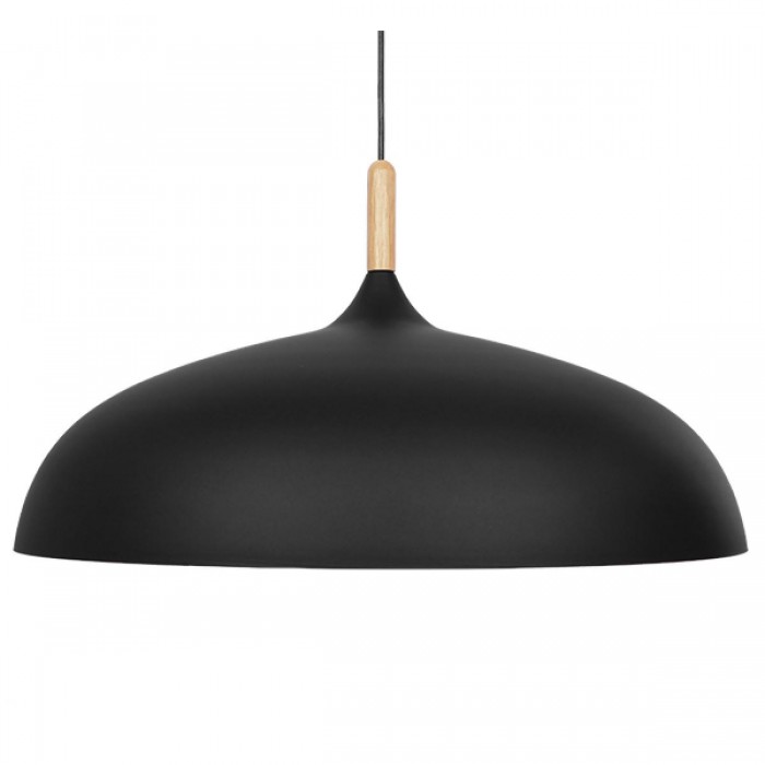 GloboStar® VALLETE BLACK 01259 Μοντέρνο Κρεμαστό Φωτιστικό Οροφής Μονόφωτο 1 x E27 Μαύρο Μεταλλικό Καμπάνα Φ60 x Y35cm GloboStar® VALLETE BLACK 01259 Μοντέρνο Κρεμαστό Φωτιστικό Οροφής Μονόφωτο 1 x E27 Μαύρο Μεταλλικό Καμπάνα Φ60 x Y35cm