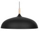 GloboStar® VALLETE BLACK 01259 Μοντέρνο Κρεμαστό Φωτιστικό Οροφής Μονόφωτο 1 x E27 Μαύρο Μεταλλικό Καμπάνα Φ60 x Y35cm GloboStar® VALLETE BLACK 01259 Μοντέρνο Κρεμαστό Φωτιστικό Οροφής Μονόφωτο 1 x E27 Μαύρο Μεταλλικό Καμπάνα Φ60 x Y35cm