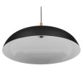 GloboStar® VALLETE BLACK 01259 Μοντέρνο Κρεμαστό Φωτιστικό Οροφής Μονόφωτο 1 x E27 Μαύρο Μεταλλικό Καμπάνα Φ60 x Y35cm GloboStar® VALLETE BLACK 01259 Μοντέρνο Κρεμαστό Φωτιστικό Οροφής Μονόφωτο 1 x E27 Μαύρο Μεταλλικό Καμπάνα Φ60 x Y35cm