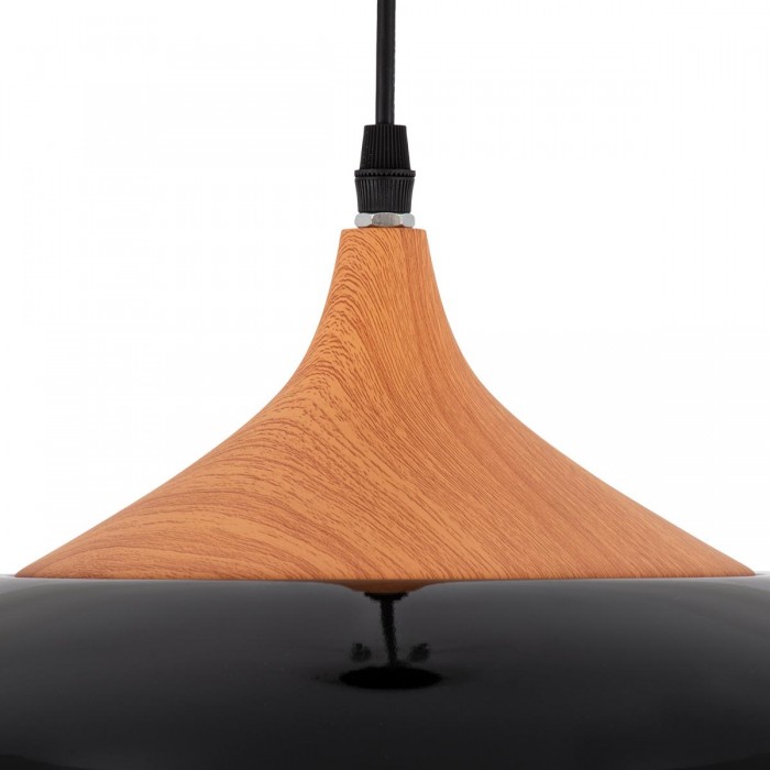 GloboStar® VILI BLACK 01261 Μοντέρνο Κρεμαστό Φωτιστικό Οροφής Μονόφωτο 1 x E27 Μαύρο Μεταλλικό Καμπάνα Φ35 x Y27cm GloboStar® VILI BLACK 01261 Μοντέρνο Κρεμαστό Φωτιστικό Οροφής Μονόφωτο 1 x E27 Μαύρο Μεταλλικό Καμπάνα Φ35 x Y27cm