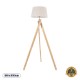 GloboStar® TRIPOD 01263 Μοντέρνο Φωτιστικό Δαπέδου Μονόφωτο 1 x E27 Μπεζ Ξύλινο Καμπάνα D40 x H143cm GloboStar® TRIPOD 01263 Μοντέρνο Φωτιστικό Δαπέδου Μονόφωτο 1 x E27 Μπεζ Ξύλινο Καμπάνα D40 x H143cm
