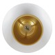 GloboStar® SEVILLE WHITE 01268 Μοντέρνο Κρεμαστό Φωτιστικό Οροφής Μονόφωτο 1 x E27 Λευκό Μεταλλικό Φ35 x 33cm