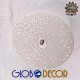 GloboStar® SERENIA WHITE 01271 Μοντέρνο Κρεμαστό Φωτιστικό Οροφής Μονόφωτο Λευκό Γύψινο Καμπάνα Φ60 x Y30cm GloboStar® SERENIA WHITE 01271 Μοντέρνο Κρεμαστό Φωτιστικό Οροφής Μονόφωτο Λευκό Γύψινο Καμπάνα Φ60 x Y30cm