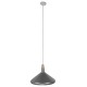 GloboStar® FELICITA 01276 Μοντέρνο Κρεμαστό Φωτιστικό Οροφής Μονόφωτο Ασημί Μεταλλικό Καμπάνα Φ39 x Y22cm GloboStar® FELICITA 01276 Μοντέρνο Κρεμαστό Φωτιστικό Οροφής Μονόφωτο Ασημί Μεταλλικό Καμπάνα Φ39 x Y22cm