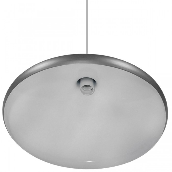 GloboStar® FELICITA 01276 Μοντέρνο Κρεμαστό Φωτιστικό Οροφής Μονόφωτο Ασημί Μεταλλικό Καμπάνα Φ39 x Y22cm GloboStar® FELICITA 01276 Μοντέρνο Κρεμαστό Φωτιστικό Οροφής Μονόφωτο Ασημί Μεταλλικό Καμπάνα Φ39 x Y22cm