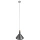 GloboStar® PIROZZI 01277 Μοντέρνο Κρεμαστό Φωτιστικό Οροφής Μονόφωτο Ασημί Μεταλλικό Καμπάνα Φ27 x Y20cm GloboStar® PIROZZI 01277 Μοντέρνο Κρεμαστό Φωτιστικό Οροφής Μονόφωτο Ασημί Μεταλλικό Καμπάνα Φ27 x Y20cm