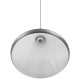 GloboStar® PIROZZI 01277 Μοντέρνο Κρεμαστό Φωτιστικό Οροφής Μονόφωτο Ασημί Μεταλλικό Καμπάνα Φ27 x Y20cm GloboStar® PIROZZI 01277 Μοντέρνο Κρεμαστό Φωτιστικό Οροφής Μονόφωτο Ασημί Μεταλλικό Καμπάνα Φ27 x Y20cm